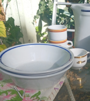 2 db alföldi porcelán gulyásos tál