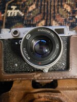 FED-2 fényképezőgép eredeti tokjával 1950-es évek