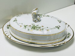 ÚJ! Hollóházi Erika mintás vajtartó