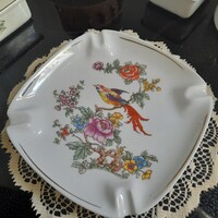 Hollóházi retró paradicsom madaras hamutál