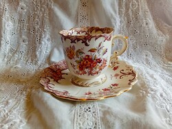 Sarreguemines Fleury fajansz csokis csésze gyönyörű állapotban