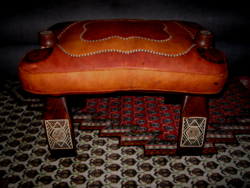 Arab teve nyereg bőr  ülőke lakás dekoráció