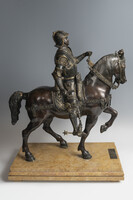 Bartolomeo Colleoni zsoldosvezér  lovasszobra Verrocchio után (25-0228)