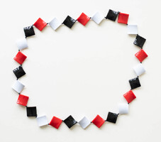 Harlekin műanyag nyaklánc - nyakék - Harley Quinn, Harlequin