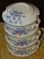 ANTIK PORCELÁN ÉTHORDÓ ÉTEL HORDÓ KOMATÁL