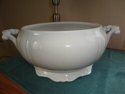 Vintage vastag falú komatál leveses tál