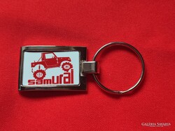 SUZUKI SAMURAI ELEGÁNS FÉM KULCSTARTÓ