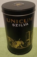 Zwack Unicum szilva fémdoboz - díszdoboz - 11,5 x 18 cm.
