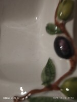 Olasz oliva bogyós tál hibátlan