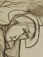 Szemethy Imre rézkarc / Magyar messiások