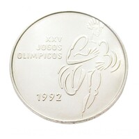 Portugália,200 escudos 1992 - Barcelona olimpiai játékok aUNC+ nikkel