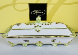 Herendi „Viktória” mintás hullámos szélű fogkefetartó