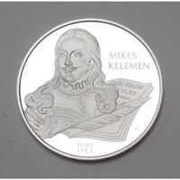 Magyarország,Mikes Kelemen emlékérem 2011 PP UNC ötvözet 9.40g29.2mm