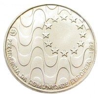 Portugália,200 escudos 1992 - Elnökség az Európai Közösségben aUNC+ nikkel