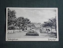 Képeslap,Székesfehérvár,Zichy liget,Barasits Bp. kiadás,1938-