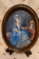 Antik dámás kép 2 (M5808)