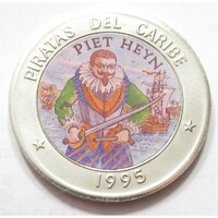 Kuba,1 peso 1995 - A Karib-tenger kalózai - Piet Heyn UNC nikkel