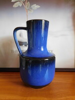 Steuler mid century német kerámia füles váza 25.5 cm