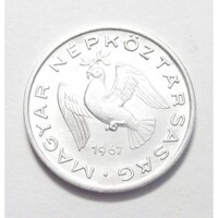 Magyarország,10 fillér 1967 - szögletes 7-es aUNC+ aluminium