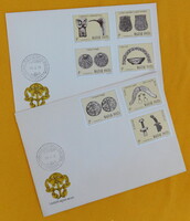 FDC pár 1984. Honfoglaló magyarok művészete - bélyegsorral