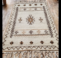 Marokkói Beni Ourain törzsi berber szőnyeg.227x137cm. Alkudható!