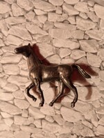 Miniatűr bronz ló