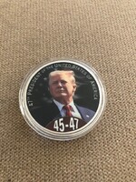 USA Liberty Donald Trump " Make America Great Again, Színes Emlékérme, 2025