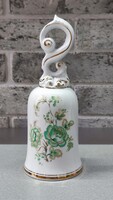 Hollóházi porcelán harang, csengő