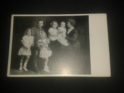 IV. Károly, Zita királyné és gyermekei - levelezőlap