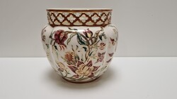 Zsolnay Orchidea / Liliom mintás Kaspó #1625