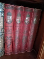 Szalay- Baróti: A magyar nemzet története 1- 4.  1895-ös kiadású sorozat, kiadói kötésben eladó