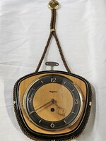 Vintage Dugena függő falióra, kézi szerkezettel