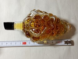 Parfüm Kölni üveg tartalmával Dzintars Riga Vinogas szőlőfürt formájú karaf Orosz retro