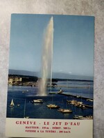 Svájc, Genf, Le jet d'eau, szökőkút, magassága, 130 méter, 1972