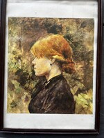 Henri de Toulouse-Lautrec - Vörös hajú fiatal nő - reprodukció