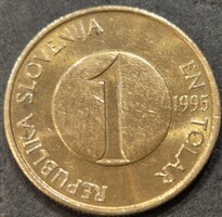Szlovénia 1 Tolár (Tallér), 1995.
