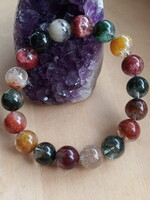 Lodolit (Sámán kvarc, Garden kvarc karkötő 11-12 mm-es szemekből