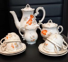 Zsolnay 4 személyes retró mokkás készlet eladó