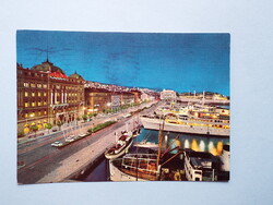 Képeslap (50) - Jugoszlávia (Horvátország) - Rijeka - Kikötő 1960-as évek