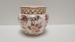 Zsolnay Liliom / Orchidea mintás kaspó #2752