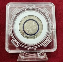 10 euro érme 3 féle anyagból polimer gyűrűvel 2025!