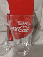 2 DB COCA-COLA POHARAK AZ IGAZI EREDETI RETRÓ NAGYON SZÉP VÍZTISZTA ÁLLAPOTBAN