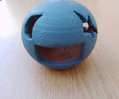 Ötletes farsangi, ünnepi kerámia gyertyatartó