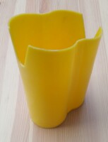 Retró zacskós tejtartó doboz - műanyag - litereshez és féllitereshez - 6 x 10 x 18 cm.