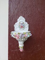 Antik rokokó THÜRINGIAI porcelán falikarok