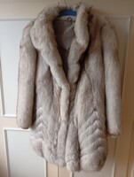 Ezüstróka bunda lengyel, 1985,   L (44) méret,, hibátlan