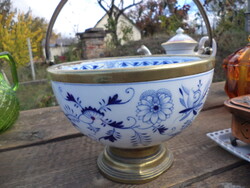 Hagymamintás tál réz szerelékkel