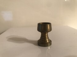 RÉZ - KUPA - 3 - 4 dkg - MINIATŰR - TÖMÖR - NEHÉZ - 3 x 2 cm - RETRO - OSZTRÁK - HIBÁTLAN