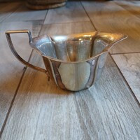 Pompás régi ezüstözött citrom/tejszín kiöntő (14,3x8x8,3 cm)