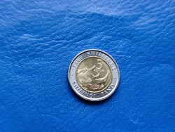 KENYA 5 SHILLING / FIVE SHILLINGS / SHILINGI TANO 2018 ORRSZARVÚ! UNC! RITKA! BIMETÁL!!